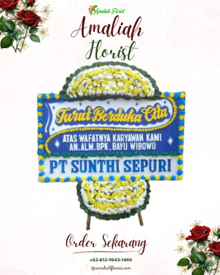 Papan Bunga Duka di Glugur Kota