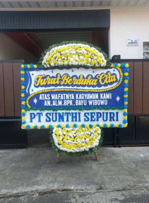 Papan Bunga Duka di Glugur Kota